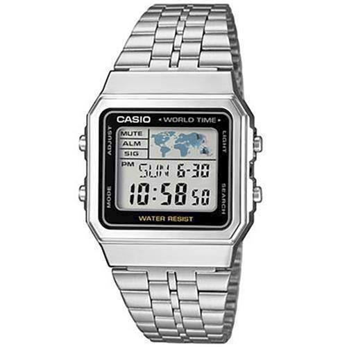 Image of Collection rustfri stål quartz multifunktion (3437) Herre ur fra Casio, A500WEA-1EF